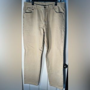 Vintage L.L. Bean Double L Flannel Lined Relaxed Fit Jeans Men’s Size 40 x 36